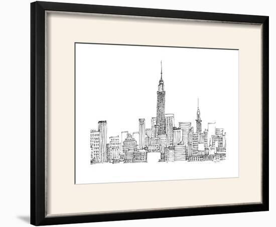 New York Skyline Crop-Avery Tillmon-Framed Photographic Print