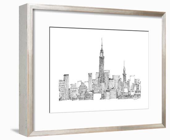 New York Skyline Crop-Avery Tillmon-Framed Art Print