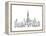 New York Skyline Crop-Avery Tillmon-Framed Stretched Canvas