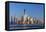 New York Skyline, Manhattan, Lower Manhattan and World Trade Center-Alan Copson-Framed Premier Image Canvas