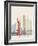 New York Skyline Poster-paulrommer-Framed Art Print