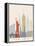 New York Skyline Poster-paulrommer-Framed Stretched Canvas