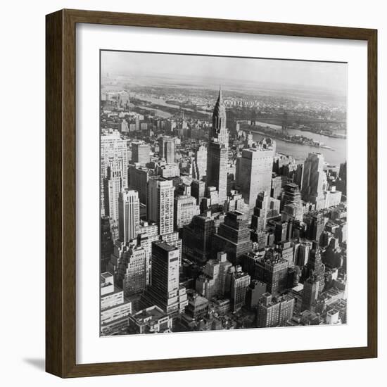 New York Skyline, Spring-The Chelsea Collection-Framed Giclee Print