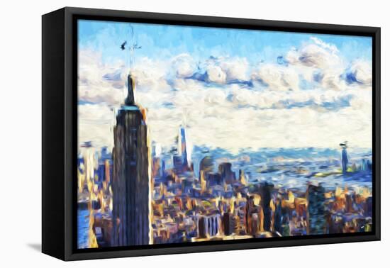 New York Skyline VI - In the Style of Oil Painting-Philippe Hugonnard-Framed Premier Image Canvas