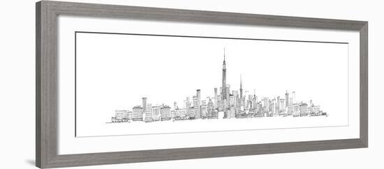 New York Skyline-Avery Tillmon-Framed Art Print