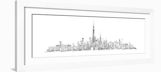 New York Skyline-Avery Tillmon-Framed Art Print