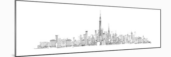 New York Skyline-Avery Tillmon-Mounted Art Print