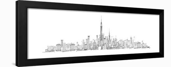 New York Skyline-Avery Tillmon-Framed Art Print