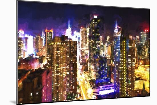 New York Skyline-Philippe Hugonnard-Mounted Giclee Print