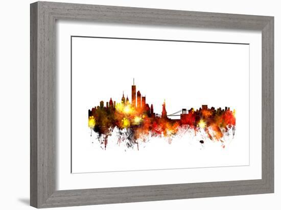 New York Skyline-Michael Tompsett-Framed Art Print