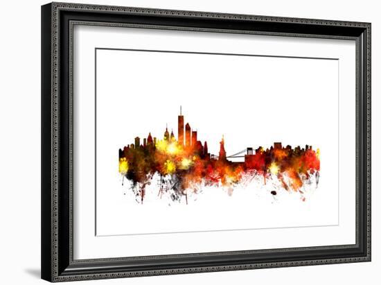 New York Skyline-Michael Tompsett-Framed Art Print