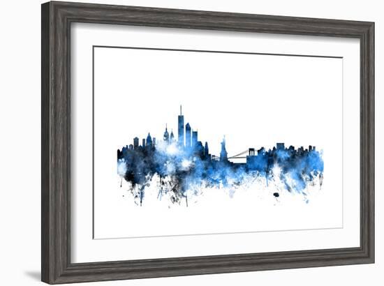 New York Skyline-Michael Tompsett-Framed Art Print