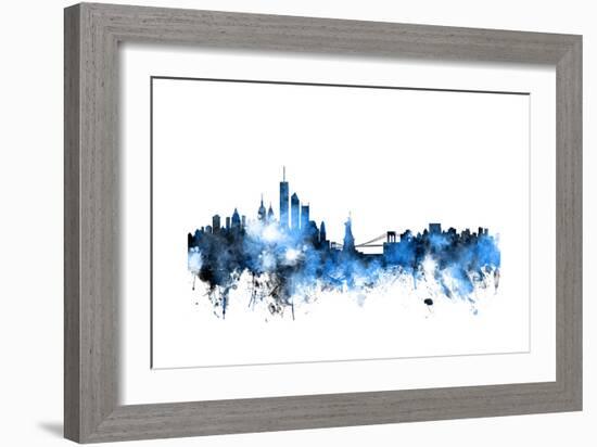 New York Skyline-Michael Tompsett-Framed Art Print