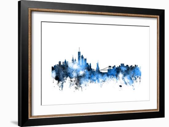 New York Skyline-Michael Tompsett-Framed Art Print