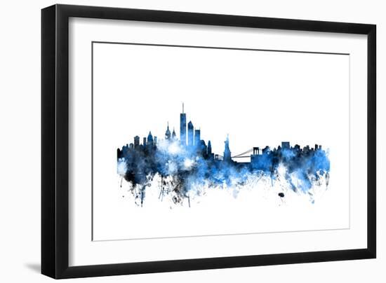 New York Skyline-Michael Tompsett-Framed Art Print