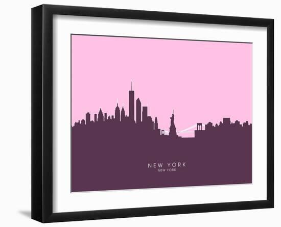 New York Skyline-Michael Tompsett-Framed Art Print