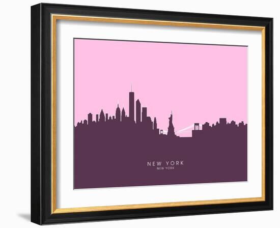 New York Skyline-Michael Tompsett-Framed Art Print