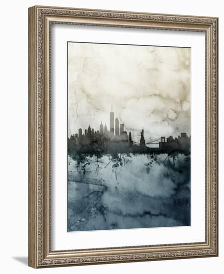 New York Skyline-Michael Tompsett-Framed Art Print