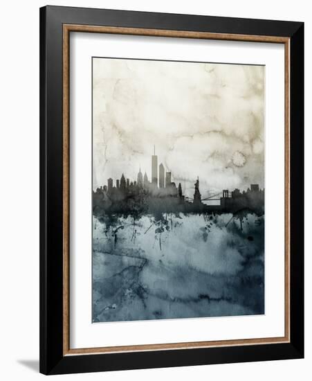 New York Skyline-Michael Tompsett-Framed Art Print