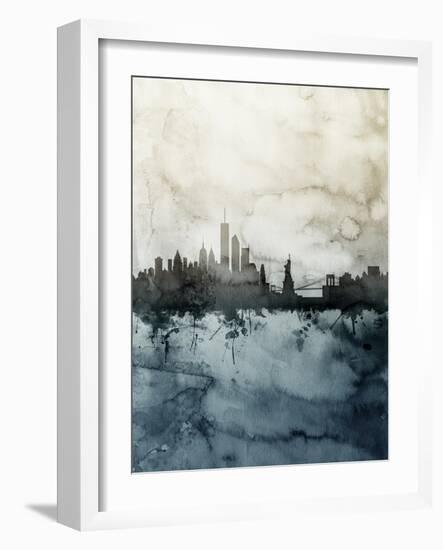 New York Skyline-Michael Tompsett-Framed Art Print