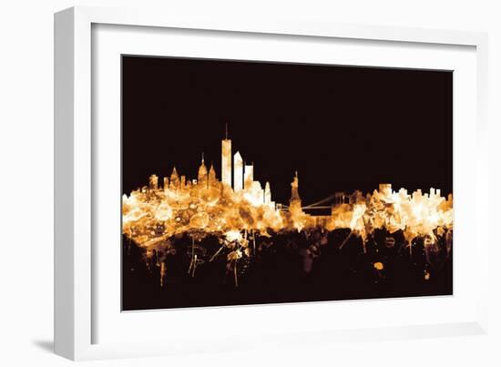 New York Skyline-Michael Tompsett-Framed Art Print