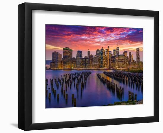 New York skyline-Marco Carmassi-Framed Photographic Print