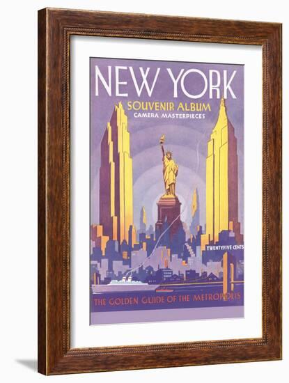 New York Souvenir Album-null-Framed Art Print