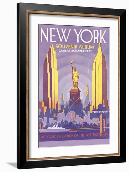 New York Souvenir Album-null-Framed Art Print