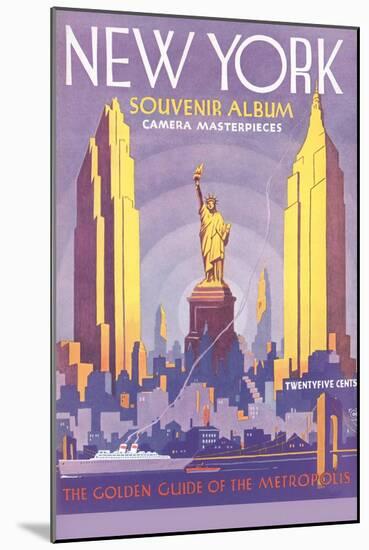 New York Souvenir Album-null-Mounted Art Print