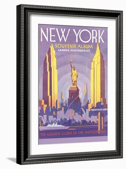 New York Souvenir Album-null-Framed Art Print