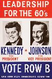 Leadership for the 60's - Vote Row B-New York State Democtratic Committee-Mounted Art Print