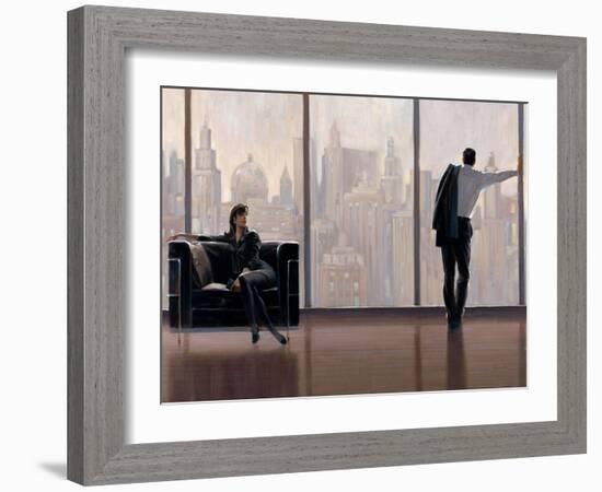 New York State of Mind-Brent Lynch-Framed Art Print