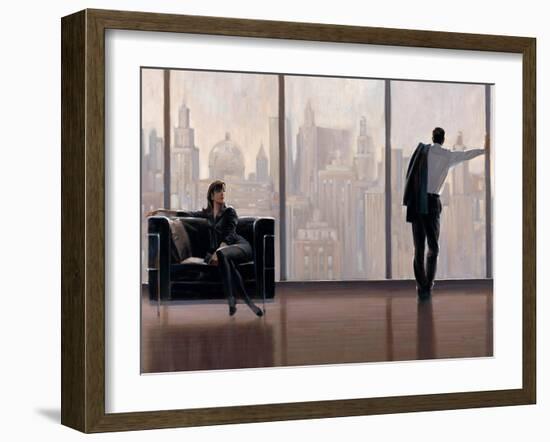 New York State of Mind-Brent Lynch-Framed Art Print