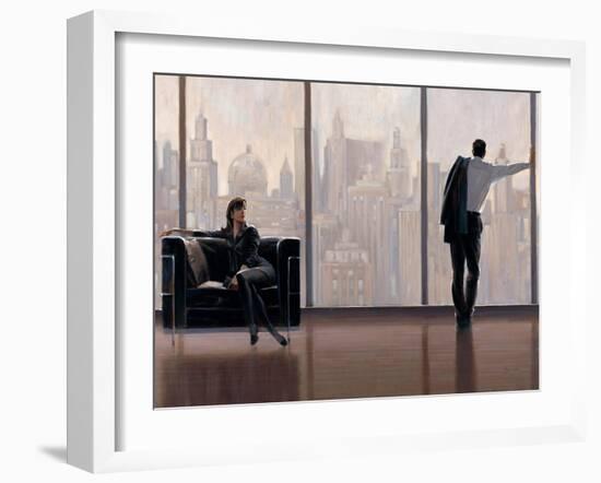 New York State of Mind-Brent Lynch-Framed Art Print