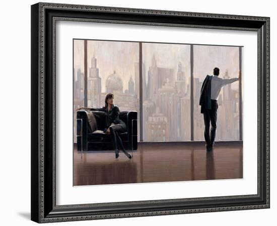 New York State of Mind-Brent Lynch-Framed Art Print