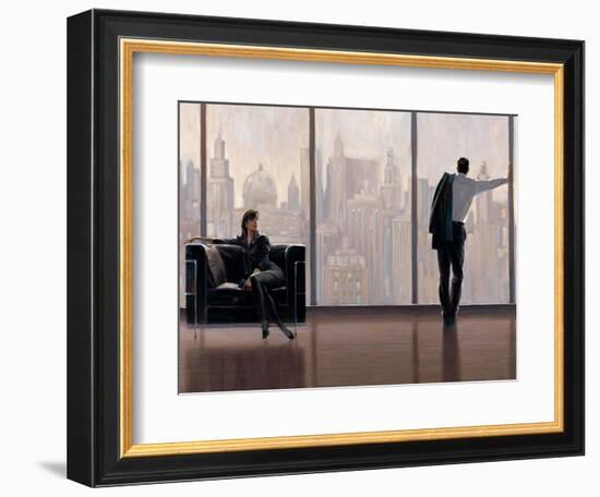 New York State of Mind-Brent Lynch-Framed Art Print