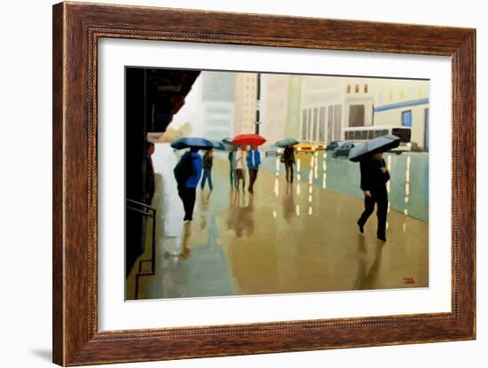 New York State of Mind-Tate Hamilton-Framed Art Print