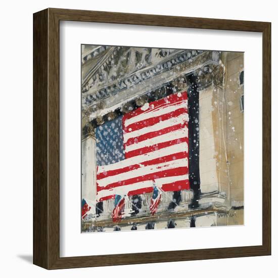 New York Stock Exchange - Detail-Susan Brown-Framed Giclee Print