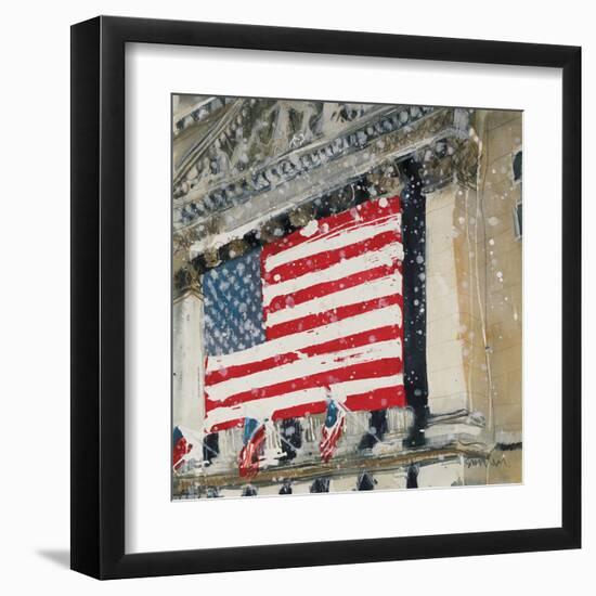 New York Stock Exchange - Detail-Susan Brown-Framed Giclee Print