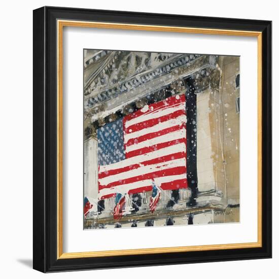 New York Stock Exchange - Detail-Susan Brown-Framed Giclee Print