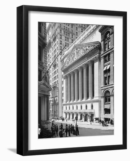 New York Stock Exchange, N.Y., C.1904-null-Framed Photographic Print