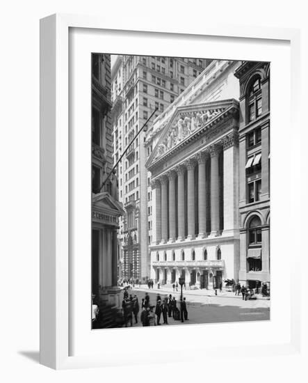 New York Stock Exchange, N.Y., C.1904-null-Framed Photographic Print
