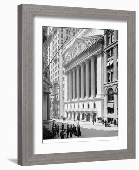 New York Stock Exchange, N.Y.-null-Framed Photo