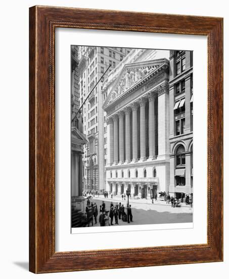 New York Stock Exchange, N.Y.-null-Framed Photo