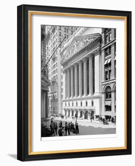 New York Stock Exchange, N.Y.-null-Framed Photo