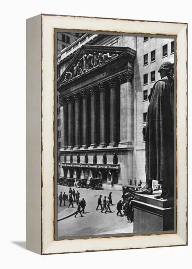 New York Stock Exchange, New York City, USA, C1930S-Ewing Galloway-Framed Premier Image Canvas