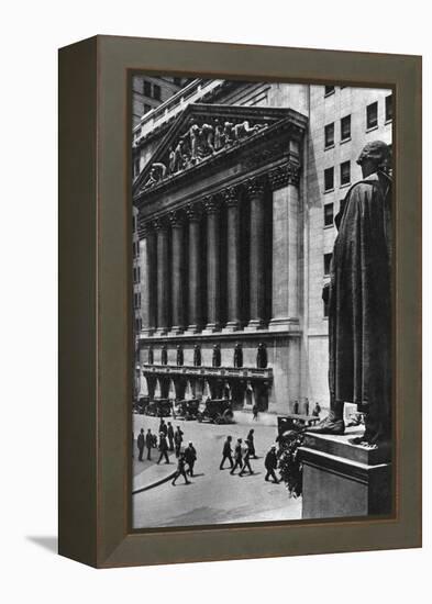 New York Stock Exchange, New York City, USA, C1930S-Ewing Galloway-Framed Premier Image Canvas