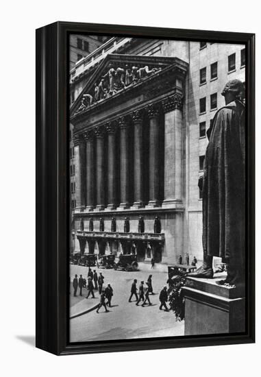 New York Stock Exchange, New York City, USA, C1930S-Ewing Galloway-Framed Premier Image Canvas