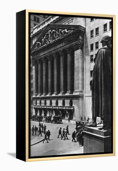 New York Stock Exchange, New York City, USA, C1930S-Ewing Galloway-Framed Premier Image Canvas