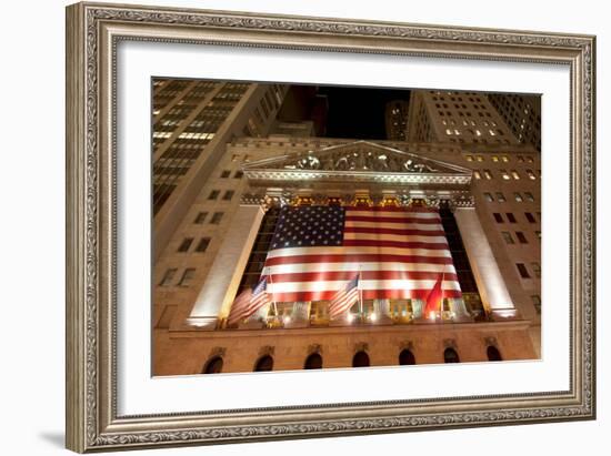 New York Stock Exchange, New York City-Sabine Jacobs-Framed Photographic Print